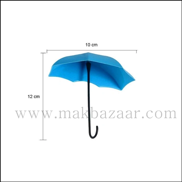 3pcs/set Cute Umbrella Wall Mount Key Holder Wall Hook Hanger Organizer Durable Wall hooks bathroom kitchen Umbrella Wall Hook